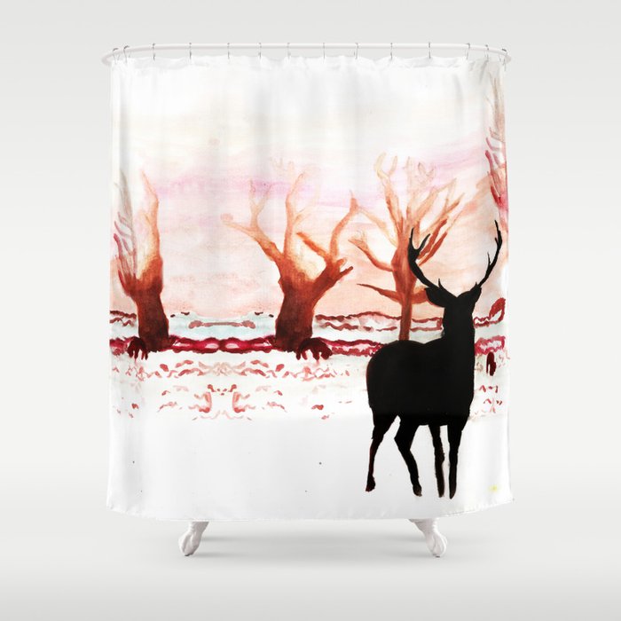 Dear Deer Shower Curtain