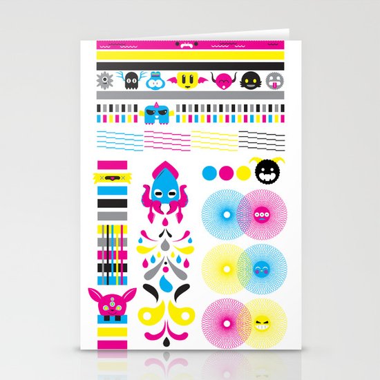 Monsters Ink. Stationery Cards