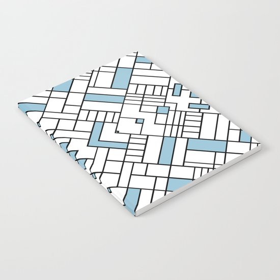 PS Grid 45 Sky Blue Notebook