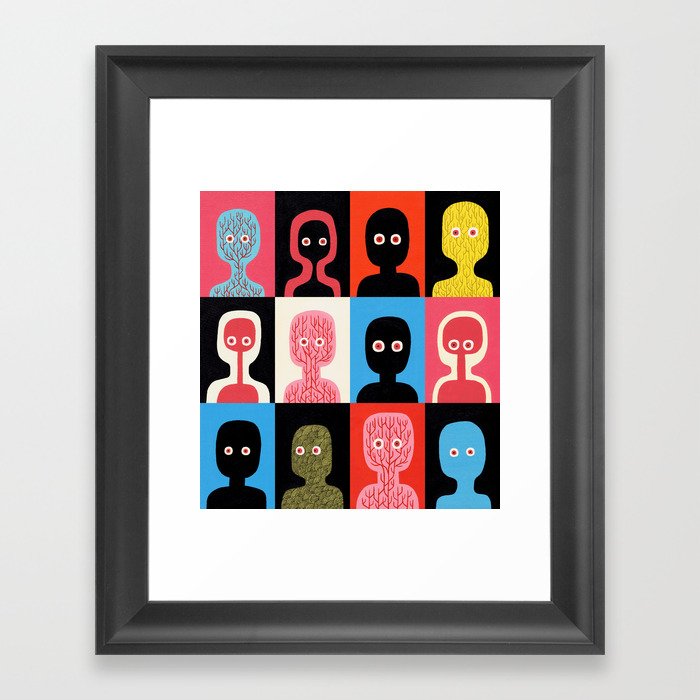 Ghosts Framed Art Print