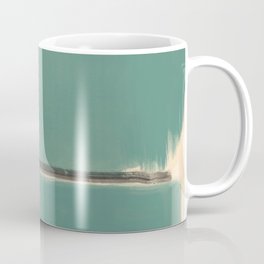 Large green abstract Coffee Mug