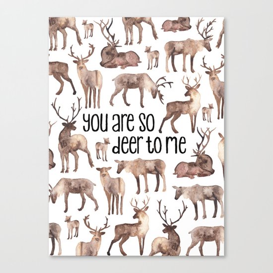 Deer Canvas Print