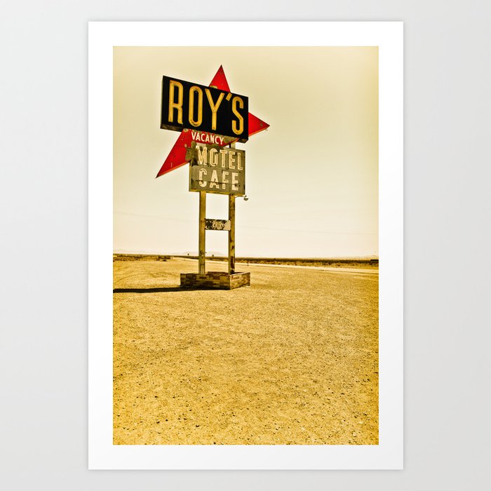 Roy's Motel and Cafe (Route 66) Art Print