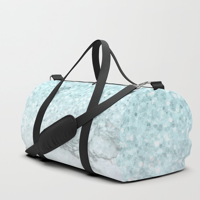 Turquoise Sea Mermaid Glitter Marble Duffle Bag By Naturemagick Turquoise Sea Mermaid Glitter Marble Duffle Bag By Naturemagick Society6