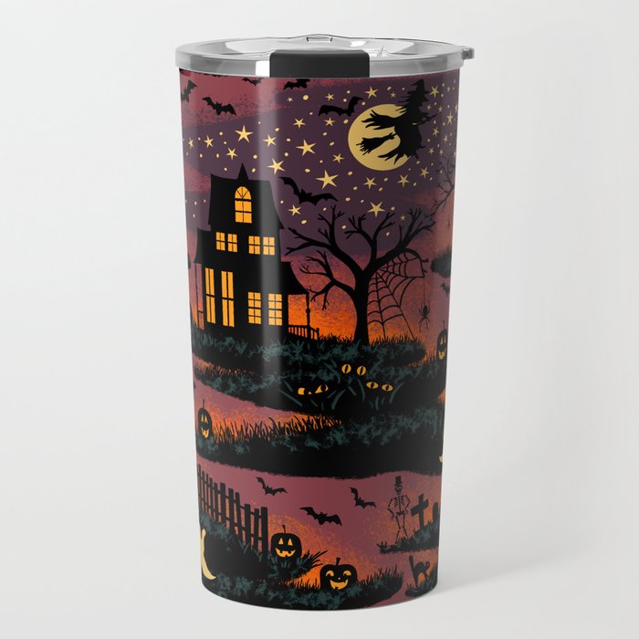 Halloween Night - Bonfire Glow Travel Mug