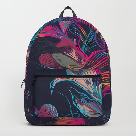 Abstract Flowers Backpack