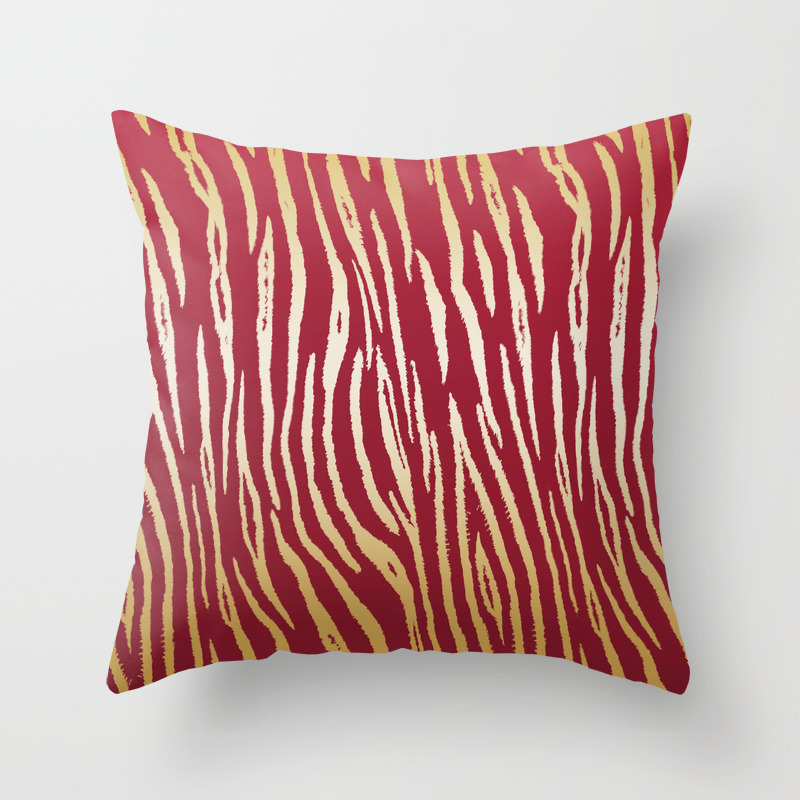 red and gold pillows