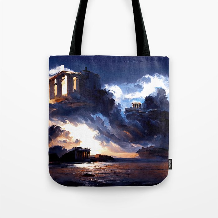 Temple of the Gods Tote Bag