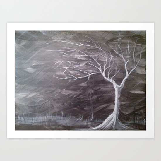 Ghost Tree Art Print