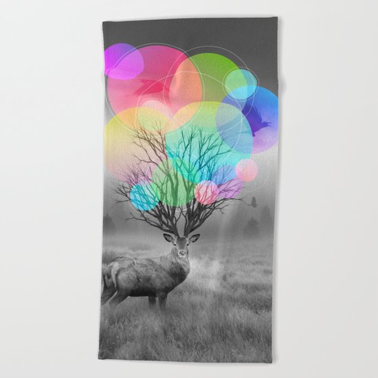 Calm Within the Chaos Beach Towel