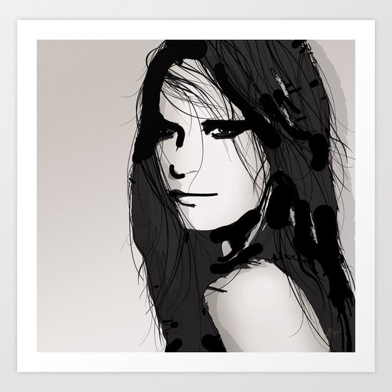 Face- Vogue Art Print