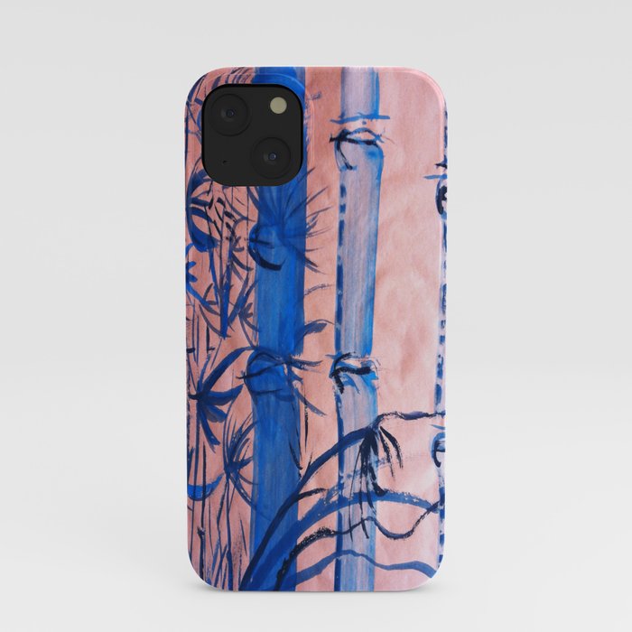 BLUE BAMBOO iPhone Case