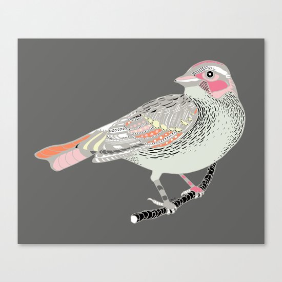 longing bird Canvas Print