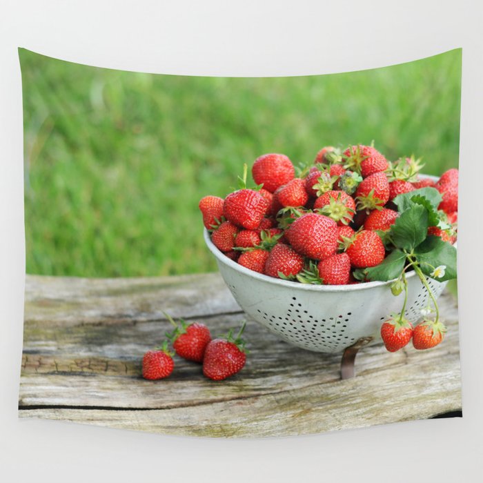 Strawberry tapestry 2025