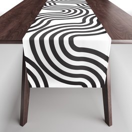 Wavy Tiles Pattern Table Runner