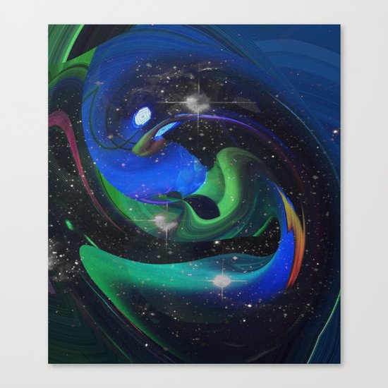 A Space Ray Canvas Print