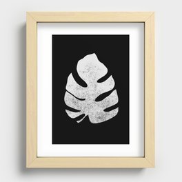 Monstera Leaf 02 Recessed Framed Print