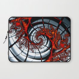 Fractal Art - Burning Web Laptop Sleeve