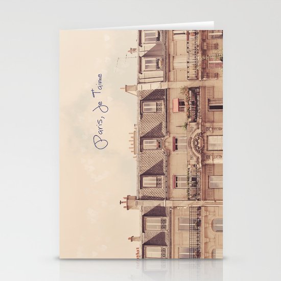 Paris Je T'aime Stationery Cards
