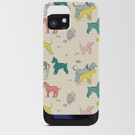Retro Dogs and Cats iPhone Card Case