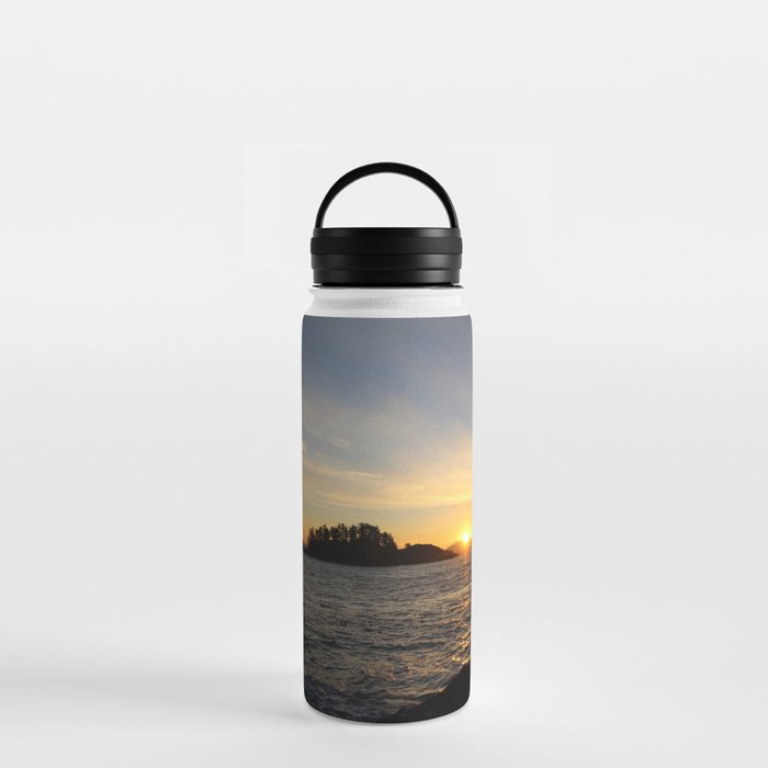 Crow Island at Sunrise Water Bottle