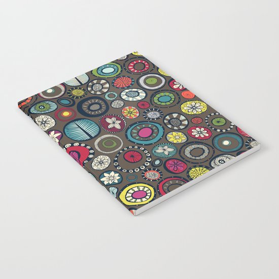 Honolulu hoops brown Notebook
