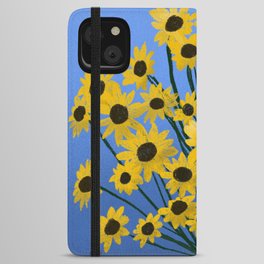 Sunflower for Peace iPhone Wallet Case