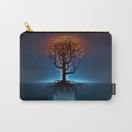 Tree, Candles, and the Moon Carry-All Pouch