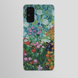 Flower Garden Riot of Colors by Gustav Klimt Android Case