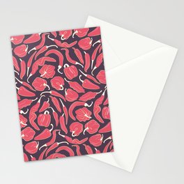 Red chili peppers Stationery Card