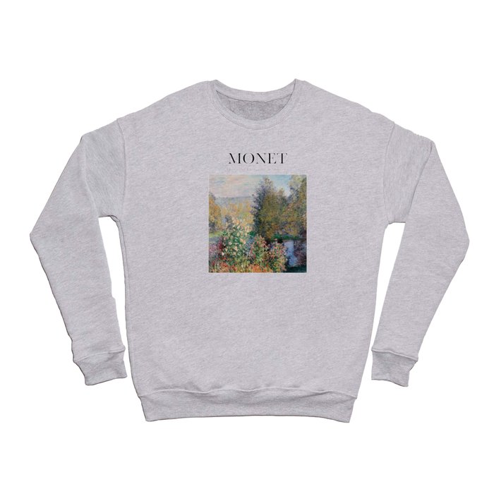Monet - A Corner of The Garden At Montgeron Crewneck Sweatshirt