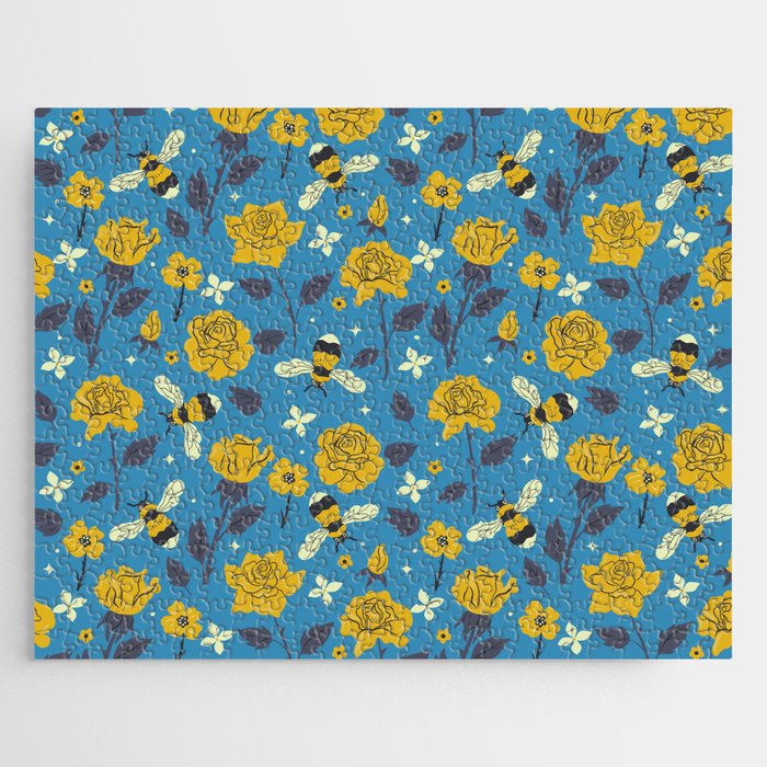 Bees and flowers Jigsaw Puzzle