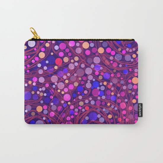 Bright polka dot(8) Carry-All Pouch