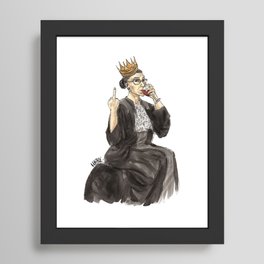 Queen RBG Framed Art Print