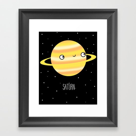 Saturn Framed Art Print