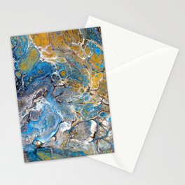Mineralogy - Abstract Flow Acrylic Stationery Cards