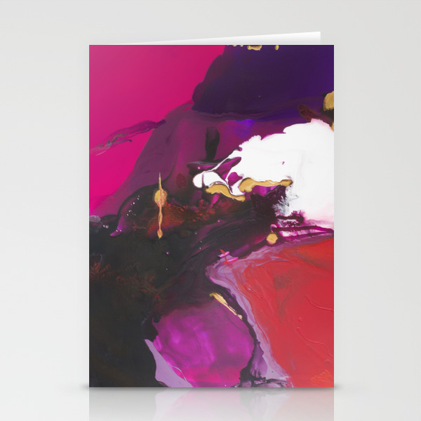 Lust Abstract Painting Stationery Cards By Juliemorin Art Society6