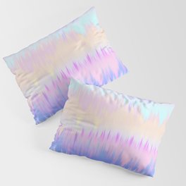 Pastel Rainbow Tie Dye Print Pillow Sham