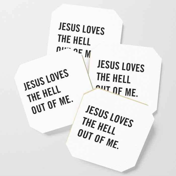 Jesus Loves Me Coaster