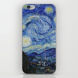 The Starry Night (By Vincent Van Gogh) iPhone Skin