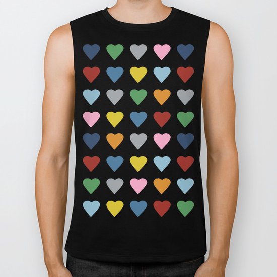 64 Hearts Biker Tank