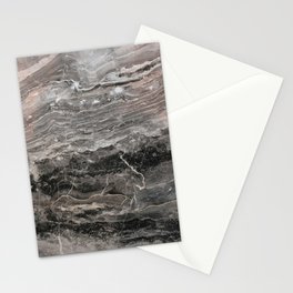 Smokey gray marble Stationery Card