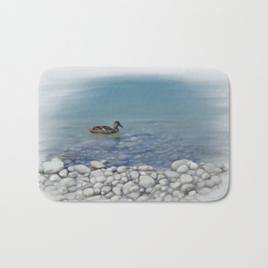 Clear water Bath Mat