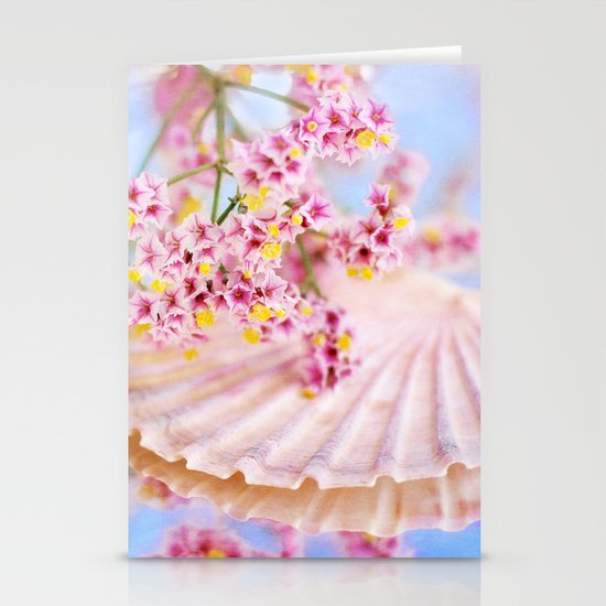 PINK SEA SHELL DREAM Stationery Cards