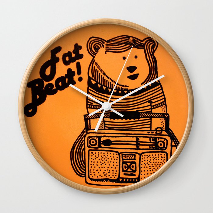 Fat Beat! Wall Clock