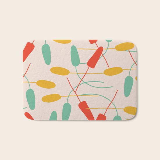 Spring leaves Bath Mat