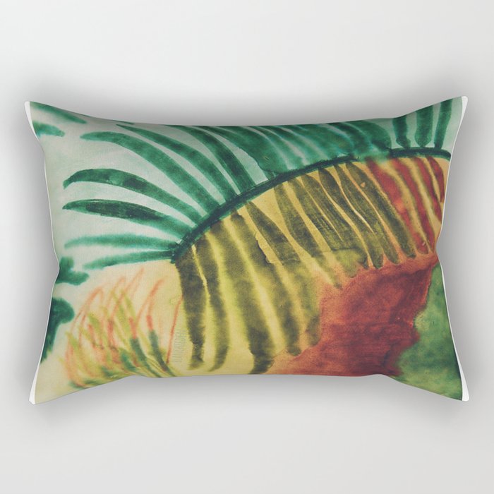 Palm Tree Aesthetic Rectangular Pillow