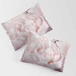 Floral Photography | Peony Pink Cluster | Flowers | Botanical | Plant Pillow Sham