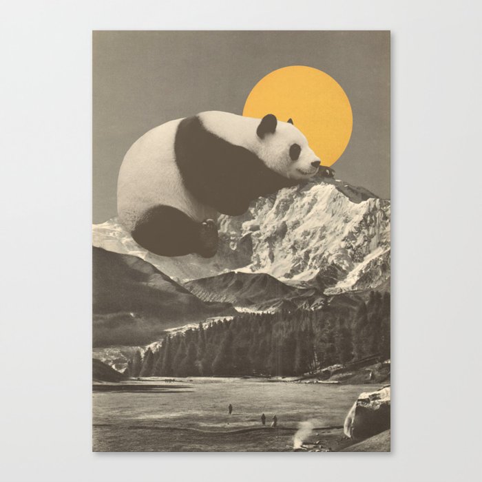 Panda's Nap Canvas Print