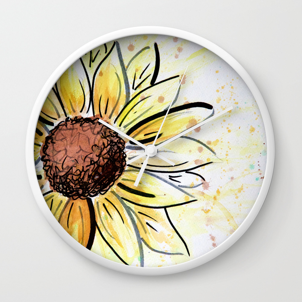Sunflower Wall Clock